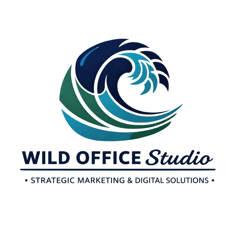 Wild Office Studio logo, strategic marketing consulting by Sheila Santos.